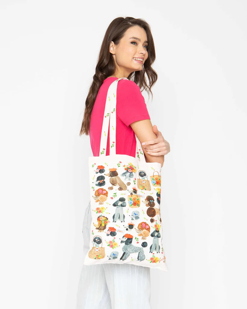 Tote Bag Ooh La La Poodles