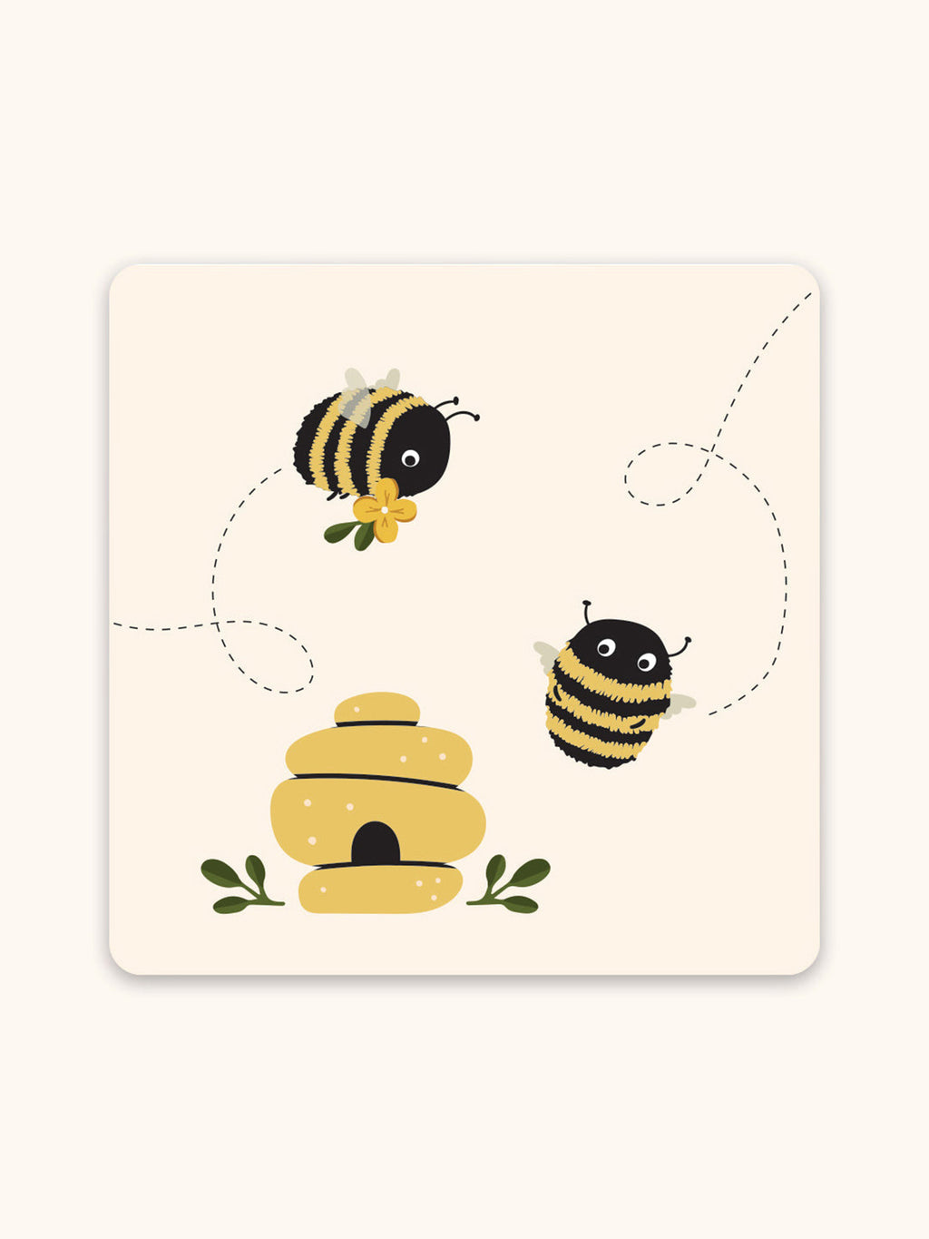 Buzzy Bees Mini Note Card Set with Stickers