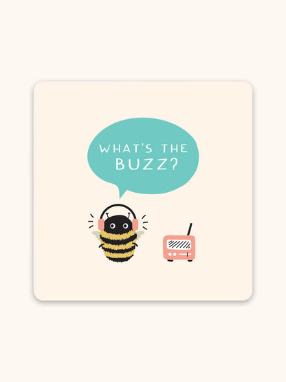 Buzzy Bees Mini Note Card Set with Stickers
