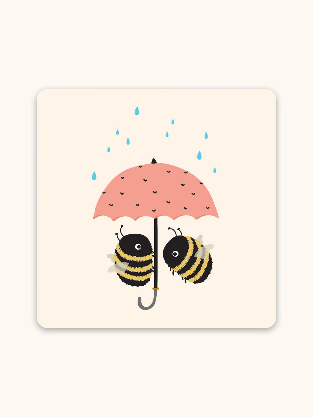 Buzzy Bees Mini Note Card Set with Stickers