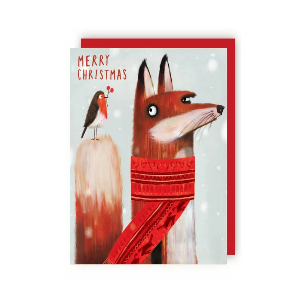 Christmas Fox Card