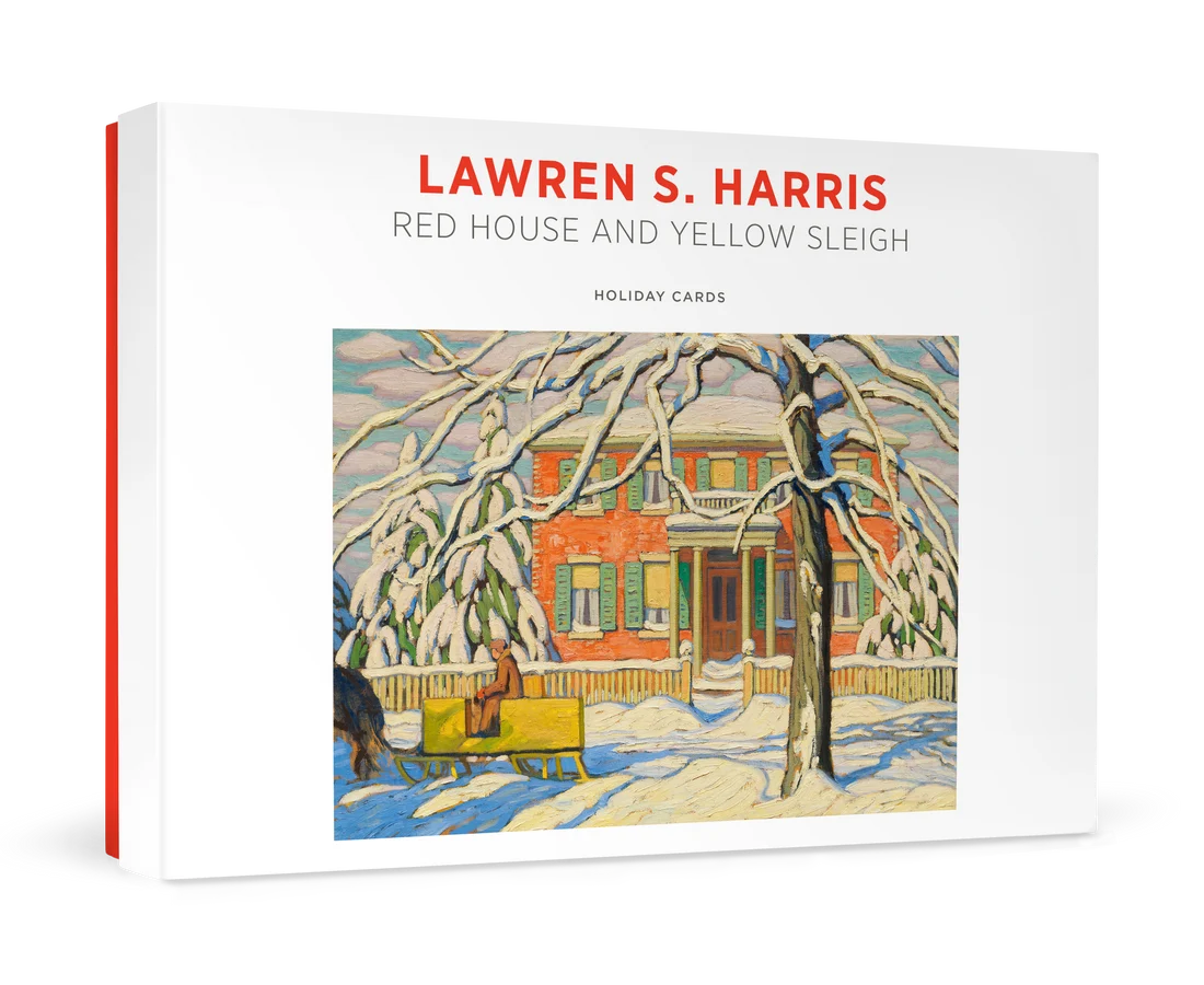 Lawren S. Harris Red House and Yellow Sleigh Holiday Boxed Cards