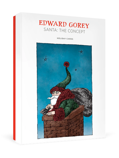 Edward Gorey Santa The Concept Holiday Boxed Cards