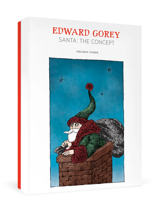 Edward Gorey Santa The Concept Holiday Boxed Cards