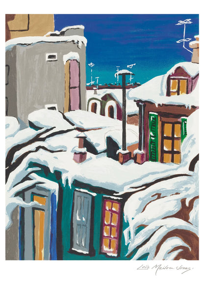 Loïs Mailou Jones City in Winter Holiday Boxed Cards