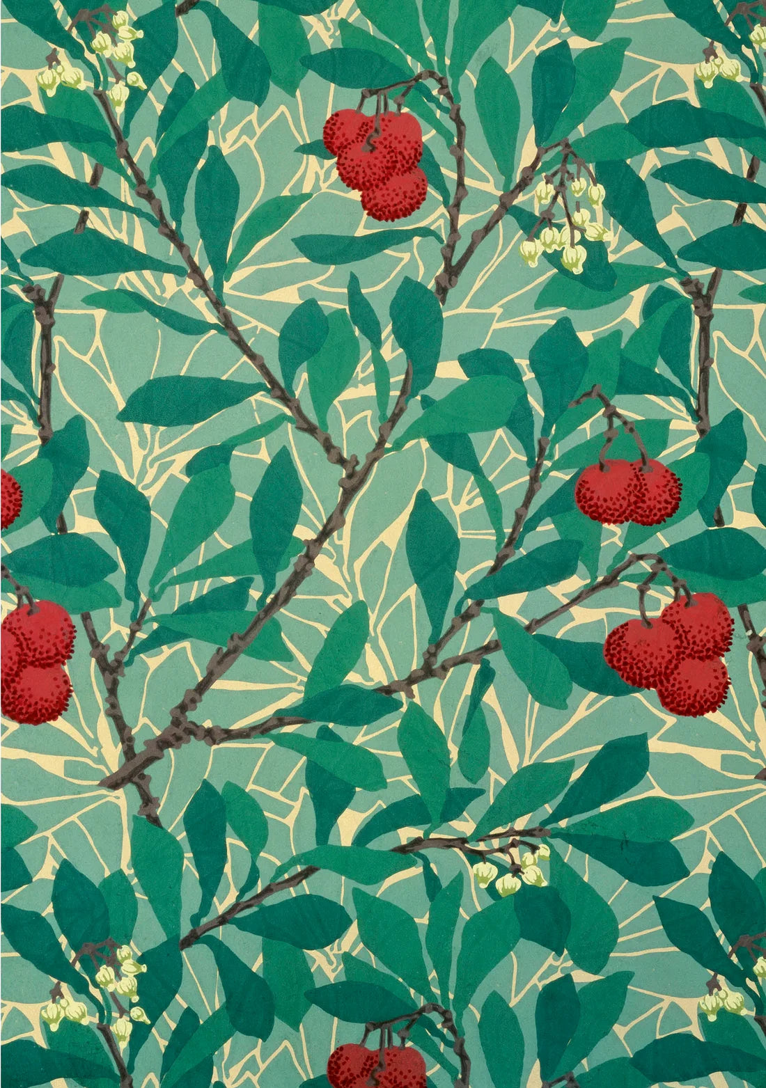 William Morris Arbutus Holiday Boxed Cards
