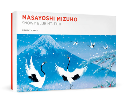 Masayoshi Mizuho Snowy Blue Mt.Fuji Holiday Cards