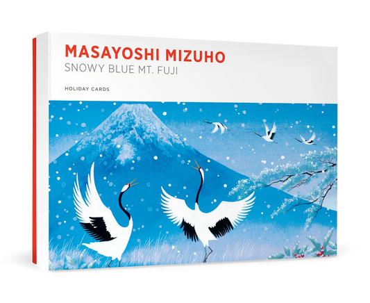 Masayoshi Mizuho Snowy Blue Mt.Fuji Holiday Boxed Cards