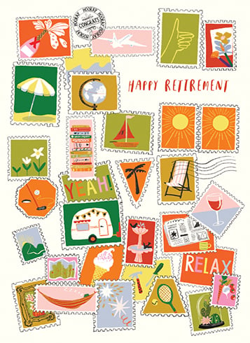 Retirement Stamps Card