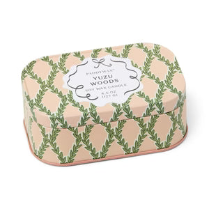 Cherie Printed Tin Yuzu Woods Candle