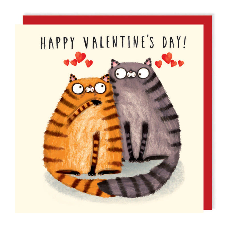 Valentine's Day Cats Card