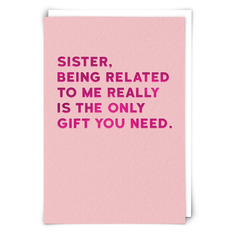 Sister Gift Card