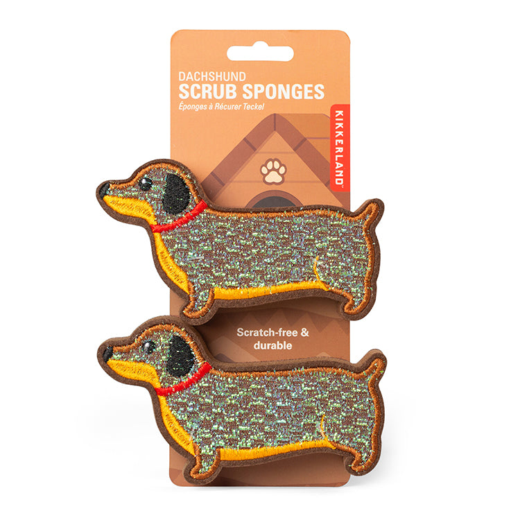 Dachshund Scrubber Sponges Set of 2