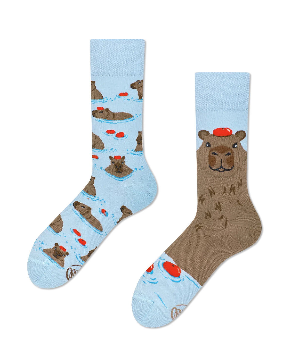 Capybara Crew Socks