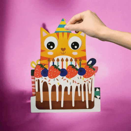 Cat Interactive Birthday Card