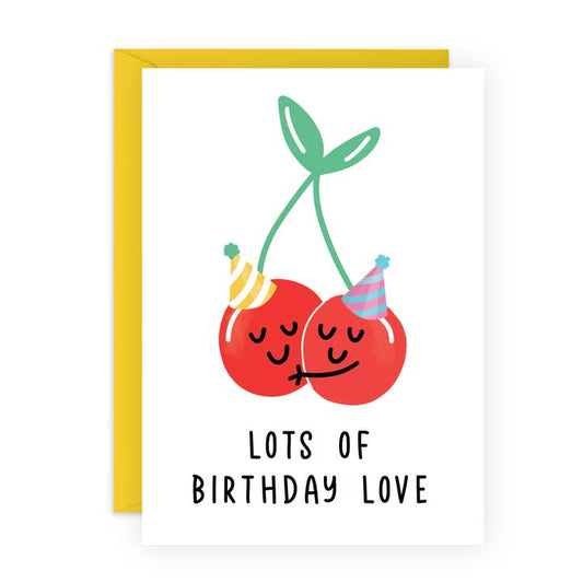 Cherry Birthday Love Birthday Card