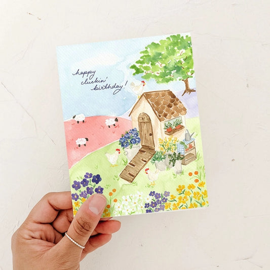 Cluckin' Birthday Card