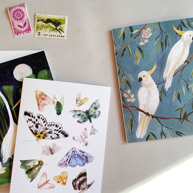 Cockatoos Art Card