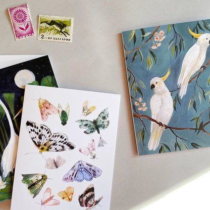 Cockatoos Art Card