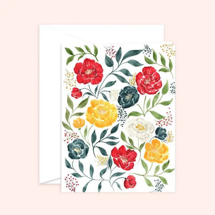 Color Pop Florals Card