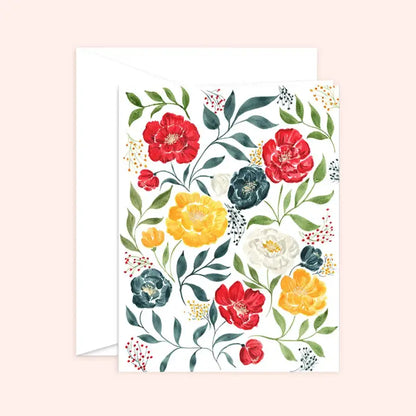 Color Pop Florals Card