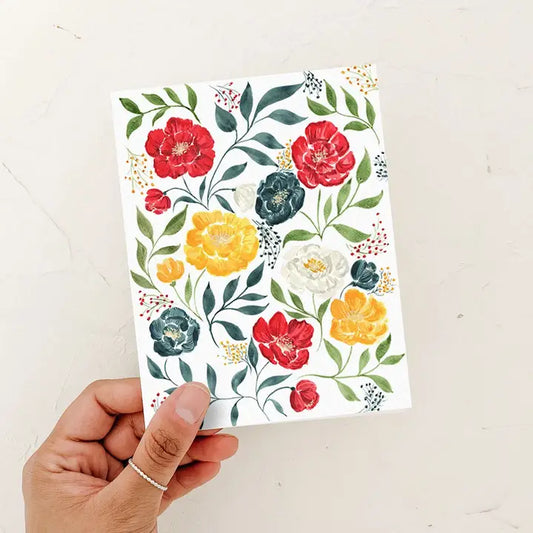 Color Pop Florals Card