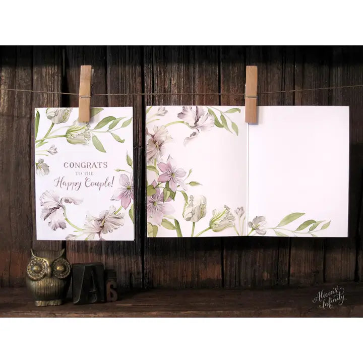 Congrats To The Happy Couple Card