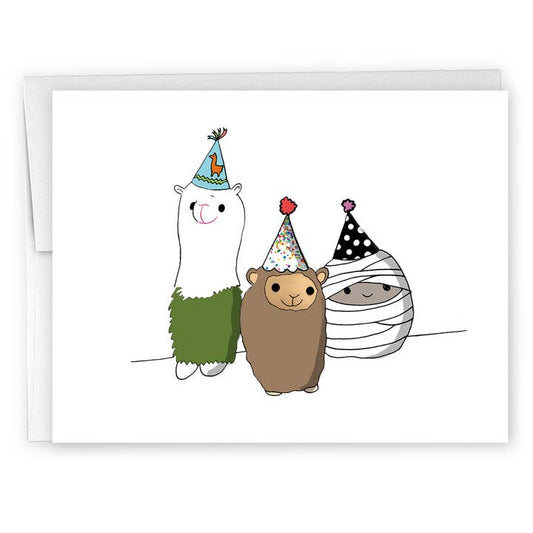 Cute Animals Birthday Card