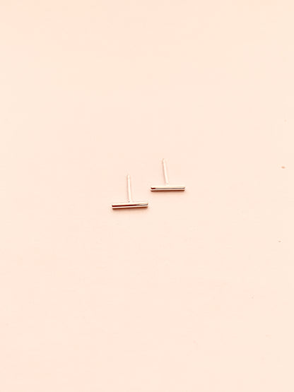 Cylinder Stud Earrings