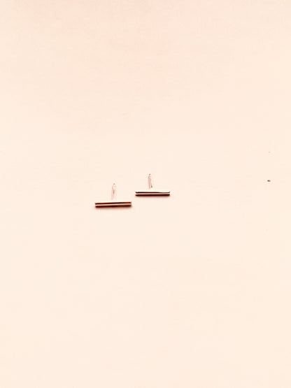 Cylinder Stud Earrings