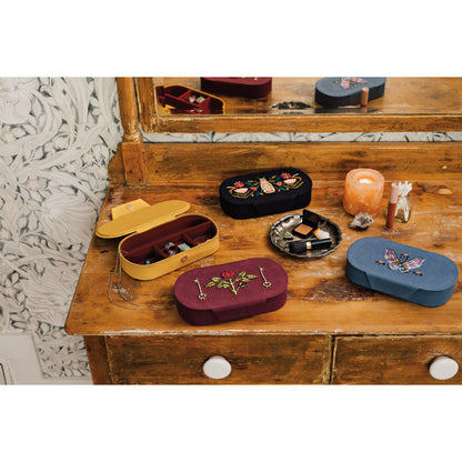 Venus Embroidered Jewelry Box