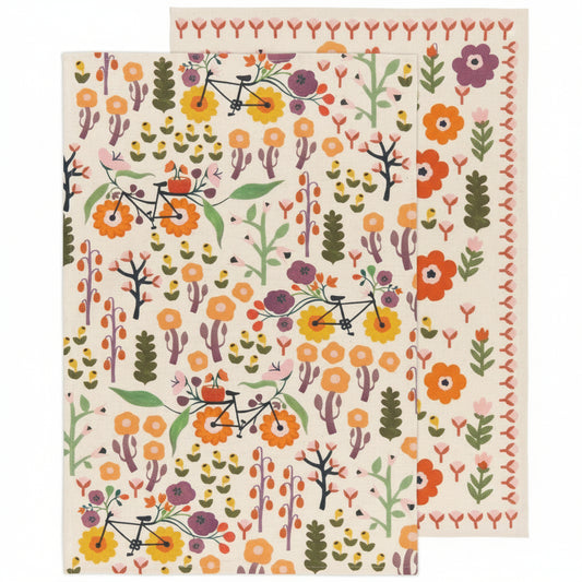 Petal Power Dishtowels Set of 2