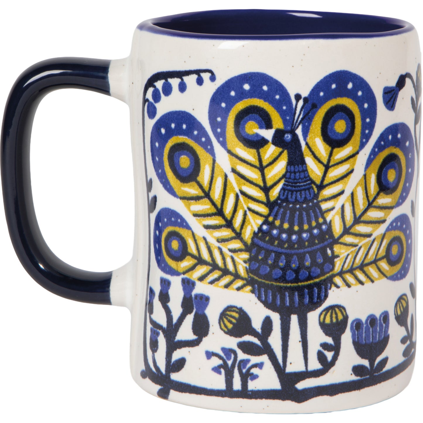 Peacock Perch Designer Series Stoneware Mug