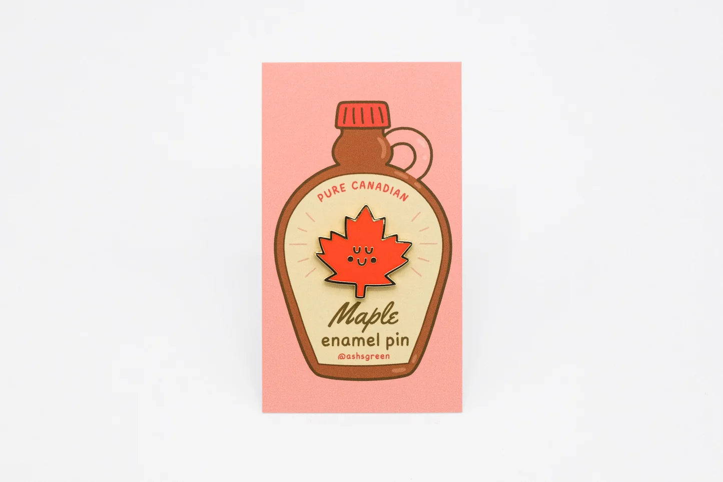Maple Enamel Pin