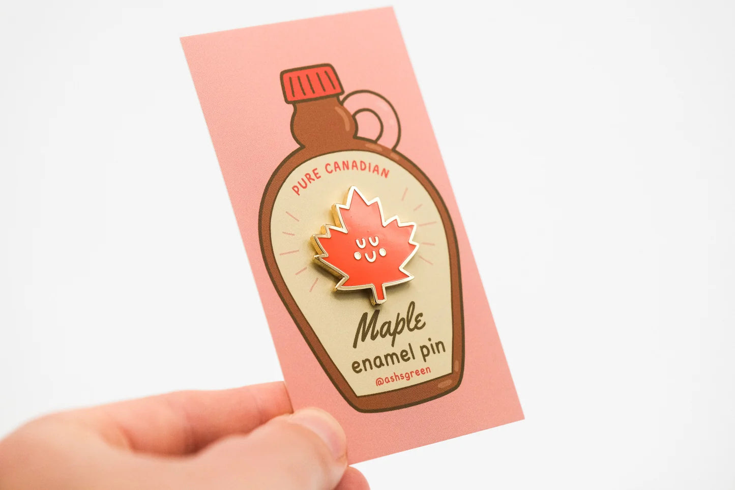 Maple Enamel Pin