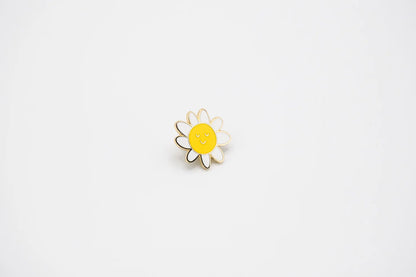 Happy Flower Enamel Pin