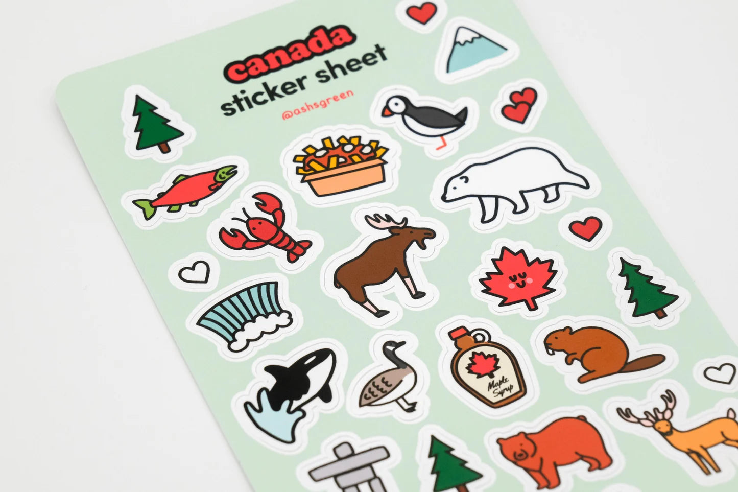 S34 Canada Sticker Sheet