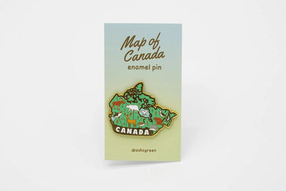 Map of Canada Enamel Pin