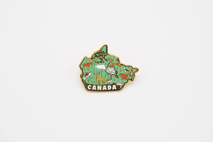 Map of Canada Enamel Pin
