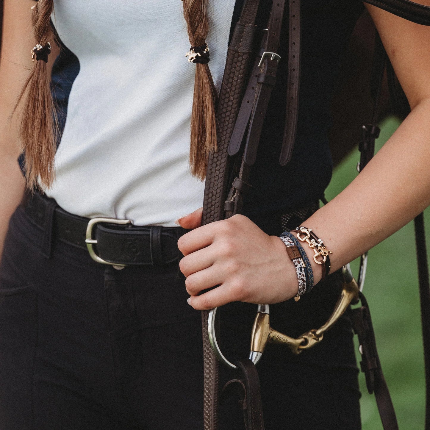 Gallop Hair Tie + Bracelets