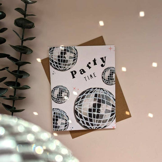 Disco Party Greeting Card