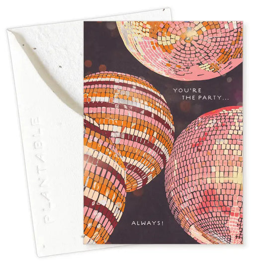 Disco Sprout Mini Greeting Card
