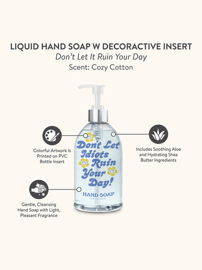 Don't Let It Ruin Your Day Liquid Hand Decorative Insert