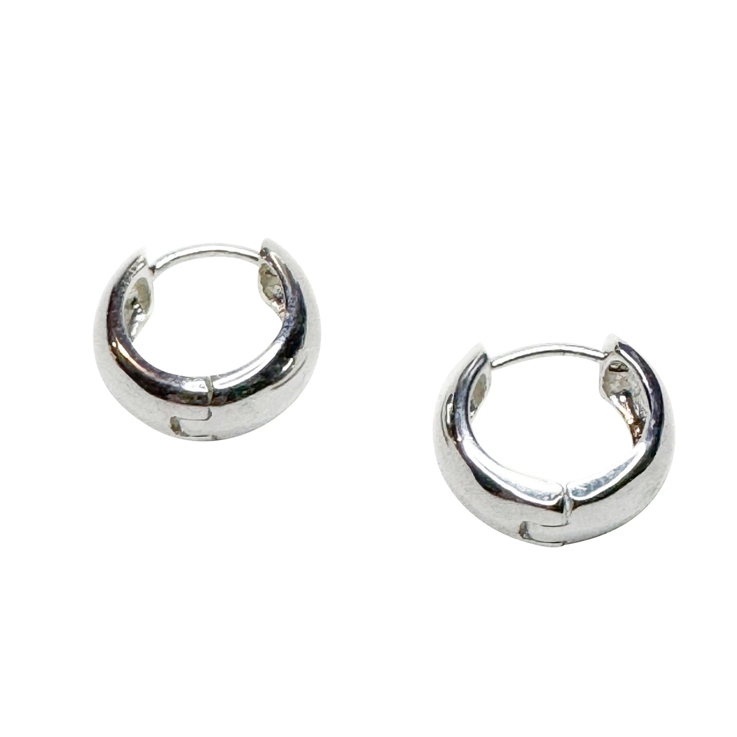 Lola Silver .50 Inch Hoop Earrings