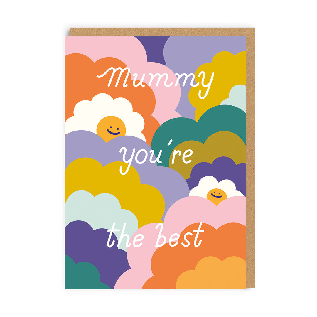 Mummy You're The Best Rainbows Card