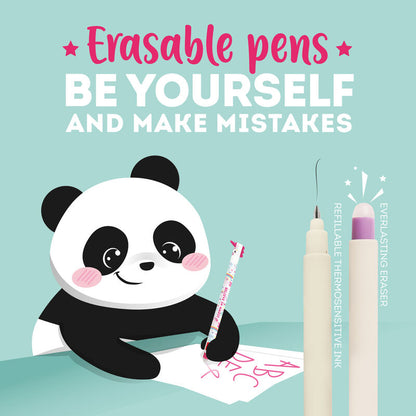 Animal Head Erasable Pen - Cat