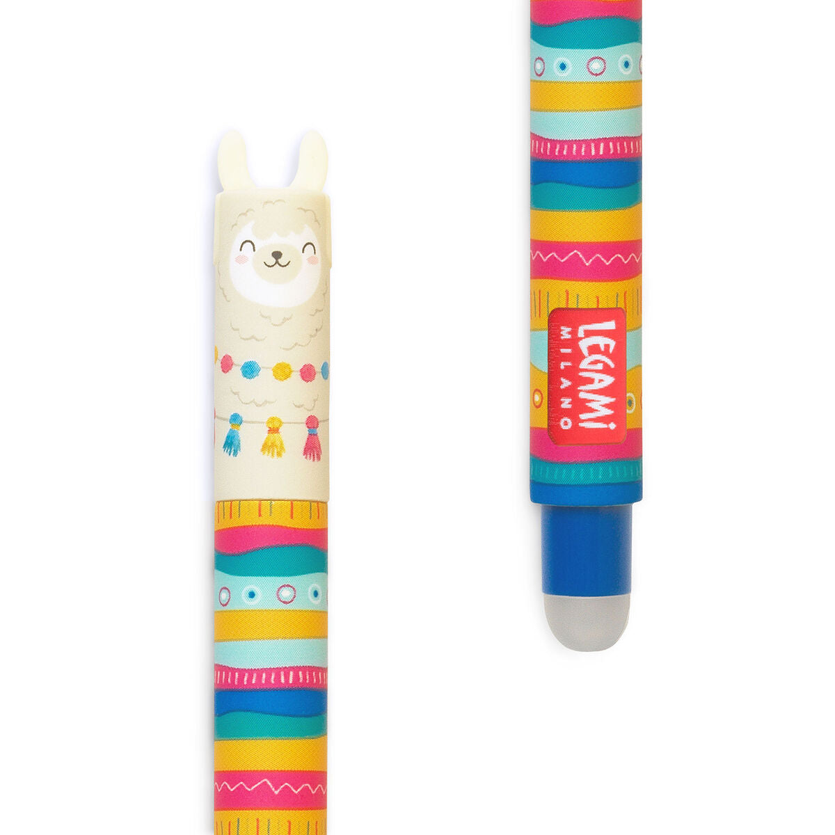 Animal Head Erasable Pen - Llama