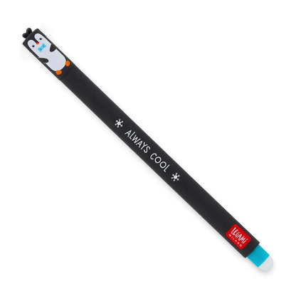 Animal Head Erasable Pen - Penguin