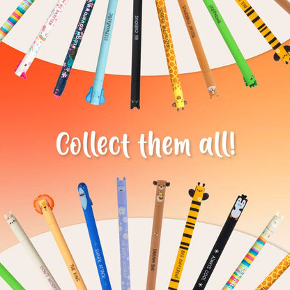 Animal Head Erasable Pen - Butterfly