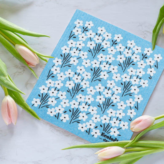 Swedish Dishcloth Bouquet Blue
